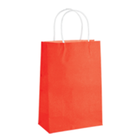 Red Kraft Paper Bags - Junior(290*200+100mm, 250pcs)