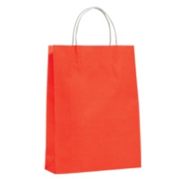 Red Kraft Paper Bags - Small (350*260+90mm, 250pcs)