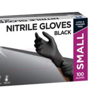 Black Powder Free Nitrile Glove - Small (100pcs)