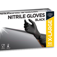 Black Powder Free Nitrile Glove - Extra Large (100pcs)