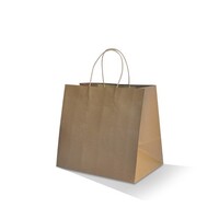 Takeaway Paper Bags - Large (320x350+230mm, 50pcs)