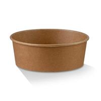 PE Coated Kraft Salad Bowl 25oz - 750ml (150x128x60, 50pcs)