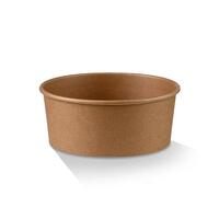 PE Coated Kraft Salad Bowl 32oz - 1000ml (150x128x78, 50pcs)