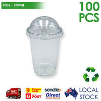 10oz PET Cold Drink Cup & Dome Lid