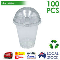 14oz PET Cold Drink Cup & Dome Lid