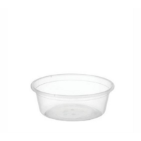 Plastic Round Container Base 8oz/237ml (100 pcs)