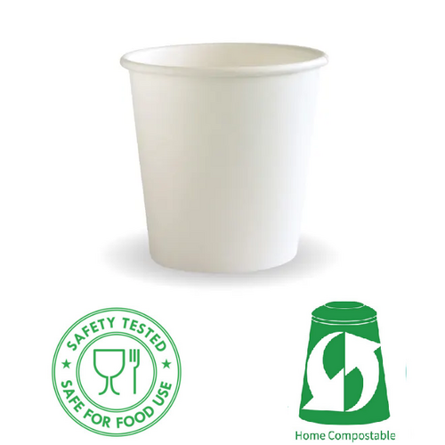 4oz Food-Grade Aqueous Coated White SW Cup - White (1000pcs)