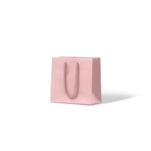 Dusty/Pale Pink Matte Laminated Paper Bags - Baby (165 x165+90，200/ctn)