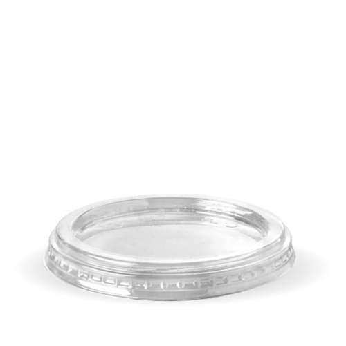 PLA Clear Flat Lid For 60/90/140ml Sauce BioCup (1000/CTN)