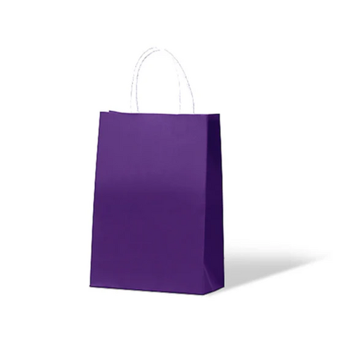 Purple Kraft Paper Bags (250pcs)