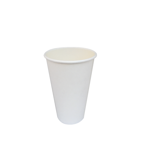 Single Wall Coffee Cup 16oz - White (1000pcs)