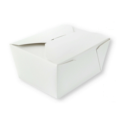 【Sale!】PE Coated White Lunch Box - Small (8oz) (500/ctn)